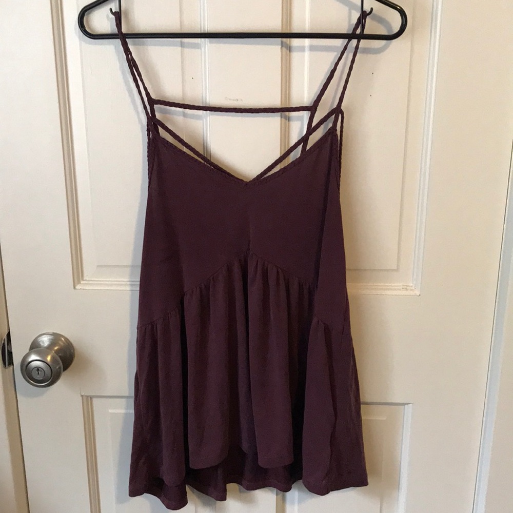 Purple Flowy Tanktop
